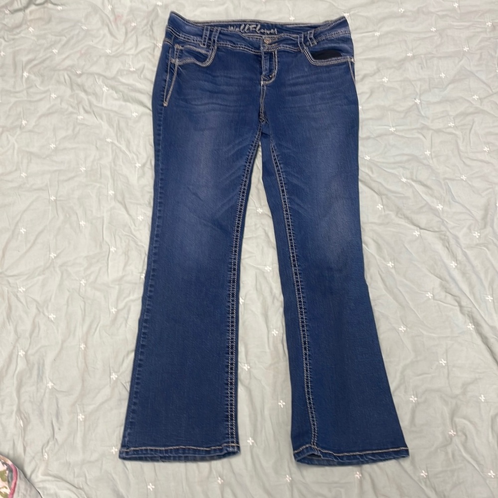 Wallflower Dark Wash Junior Jeans